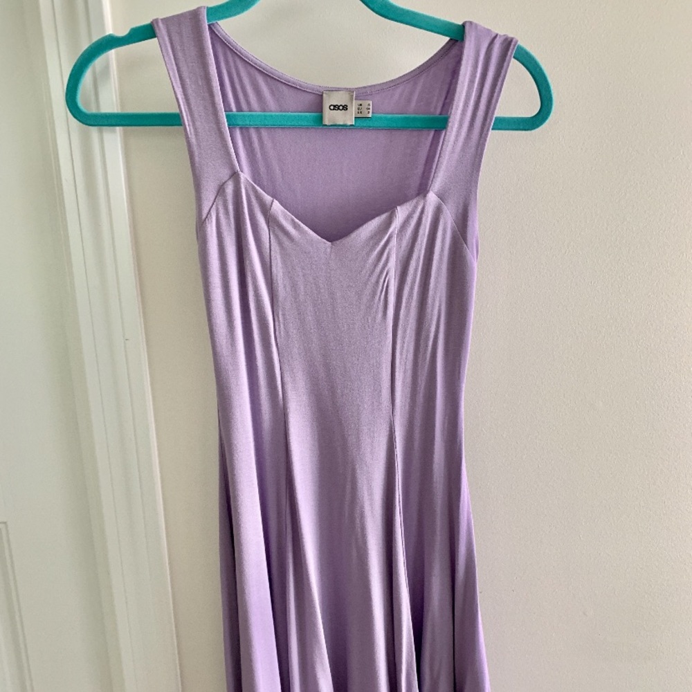 ASOS mini lavender dress size 2